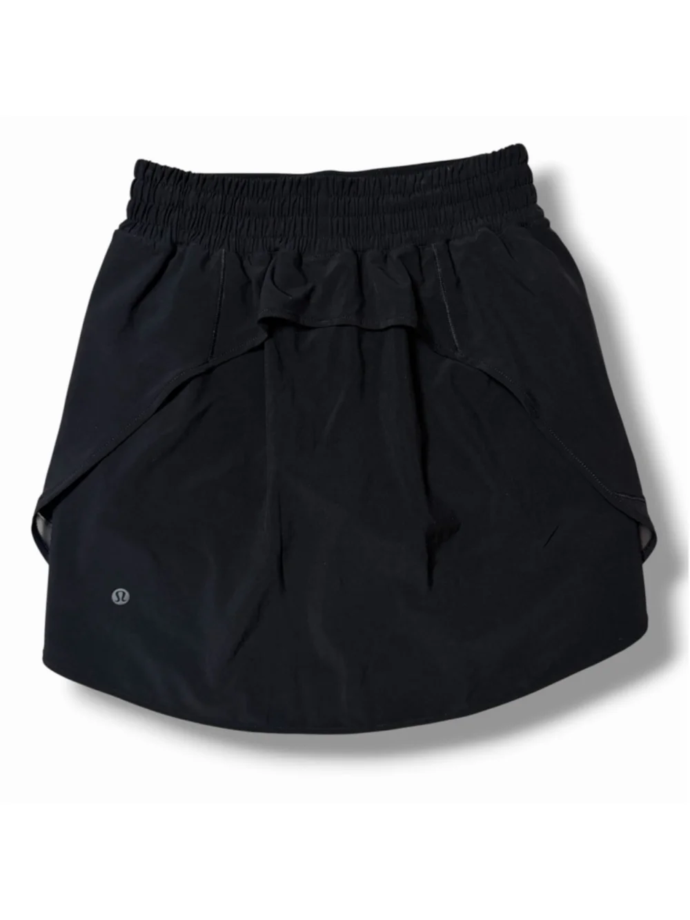 Lululemon Hotty Hot High Rise Skirt Long Black Womens 4 Skort Built In Shorts